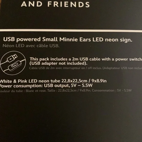 Minnie Mouse LED Neon Sign - Picture 3 of 4